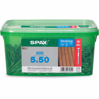 50mm 10G 304 Stainless Decking Screws Value Pack. Qty. 600