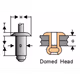 6.4mm x 15.5mm aluminium pop rivets. Qty 350.