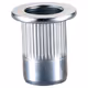M3 x 9mm rivnuts steel large flange round ribbed. Qty 2000.