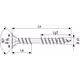 4.5 x 50mm Chipboard Flooring Screw. Qty 500.