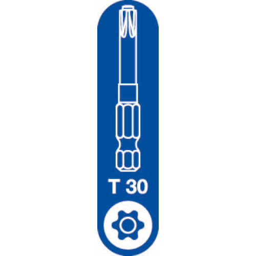 T-30 Spax T-Star Plus Drive bit. 50mm. Pack of 5.