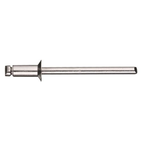 3.2mm x 6.7mm stainless steel countersunk rivets. Qty 1000.