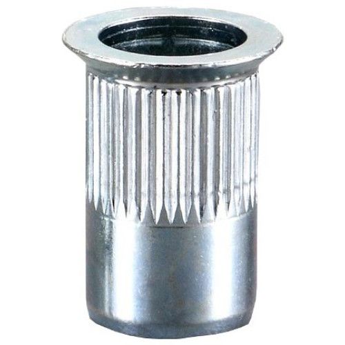 M4 x 11.6mm rivnuts steel countersunk round ribbed. Qty 1500.