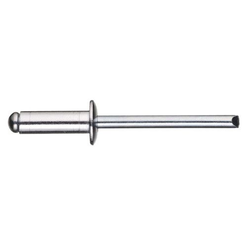 4.8mm x 11.1mm aluminium pop rivets. Qty 500.