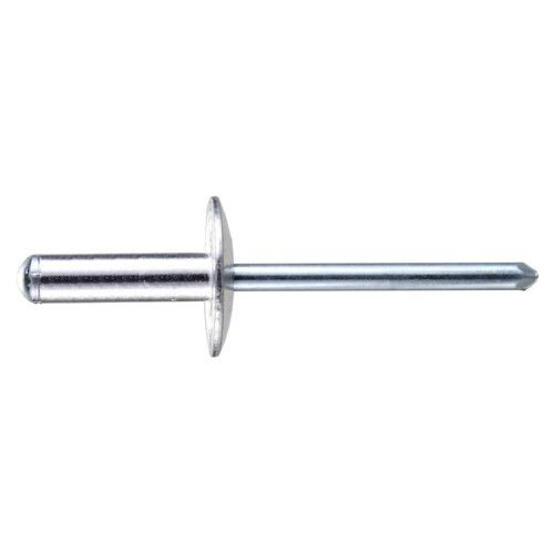 6.4mm x 12.4mm aluminium large head rivets. Qty 200.