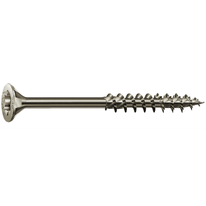 6 x 120mm Countersunk 304 Stainless. Partial thread. Qty 100.
