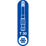 T-30 Spax T-Star Plus Drive bit. 50mm. Pack of 5.