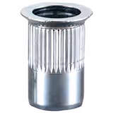 M4 x 11.6mm rivnuts steel countersunk round ribbed. Qty 1500.